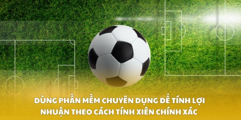 Dùng phần mềm chuyên dụng để tính lợi nhuận theo cách tính xiên chính xác