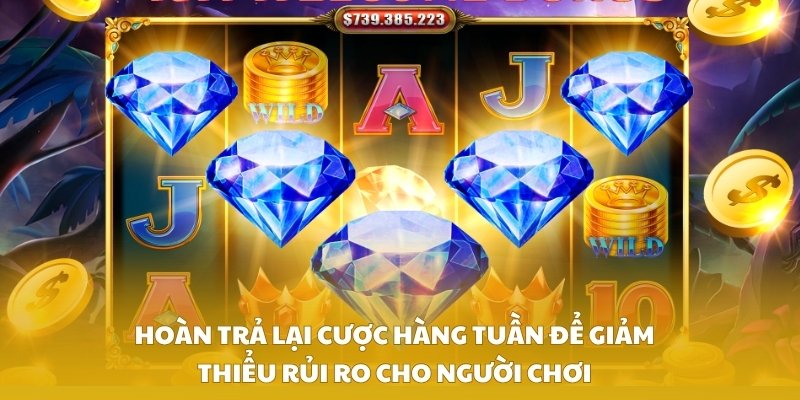 Hoàn trả lại cược hàng tuần để giảm thiểu rủi ro cho người chơi